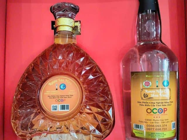 Hộp quà rượu Lạc Đạo Cúc Vinh